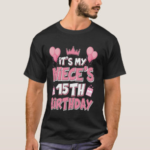 Camiseta Balões É o Aniversário 15 da Minha sobrinha 2010 1