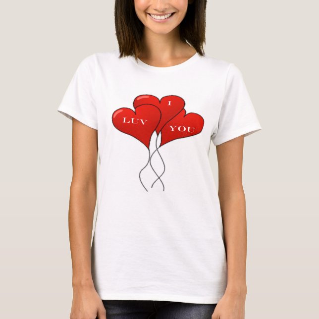 CAMISETA BALÕES "EU TE AJUSTO" (Frente)