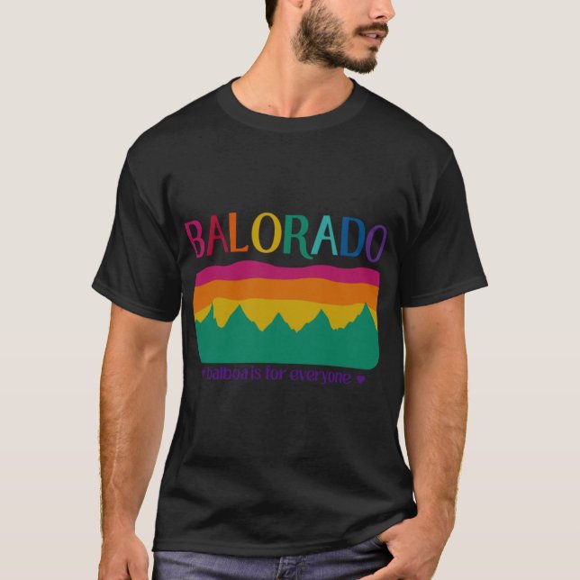 Camiseta Balorado Balboa é para todos (Frente)