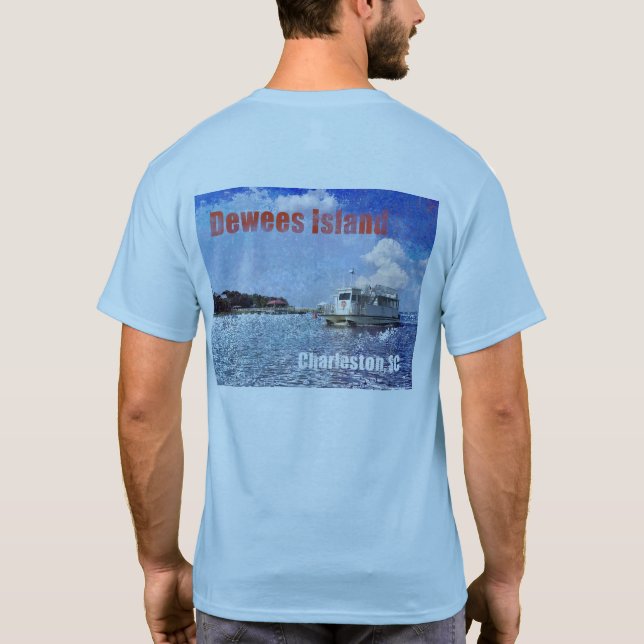 Camiseta Balsa 2017 da ilha de Dewees (Verso)