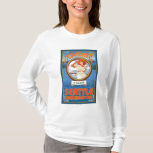 Camiseta Balsa da equitação da mulher - Seattle, Washingt