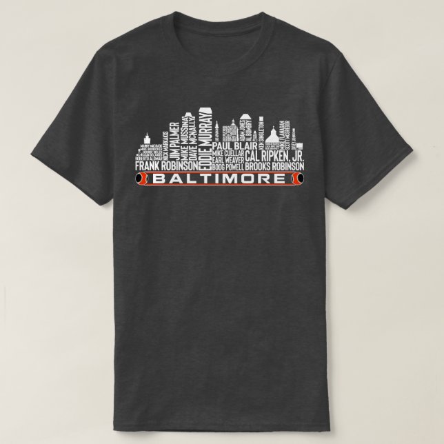Camiseta Baltimore Baseball Team All Time Legendas Baltimor (Frente do Design)