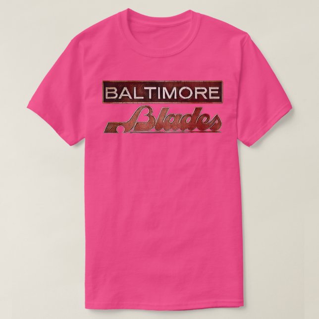 Camiseta Baltimore Blades Hóquei (Frente do Design)