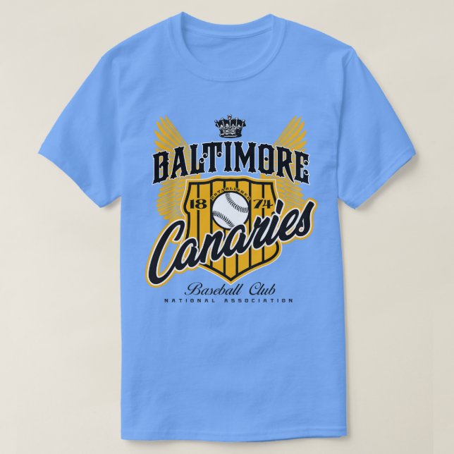 Camiseta Baltimore - Canárias (Frente do Design)