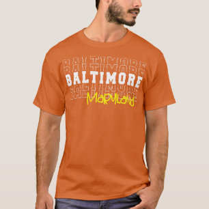 Camiseta Baltimore cidade de Maryland Baltimore MD