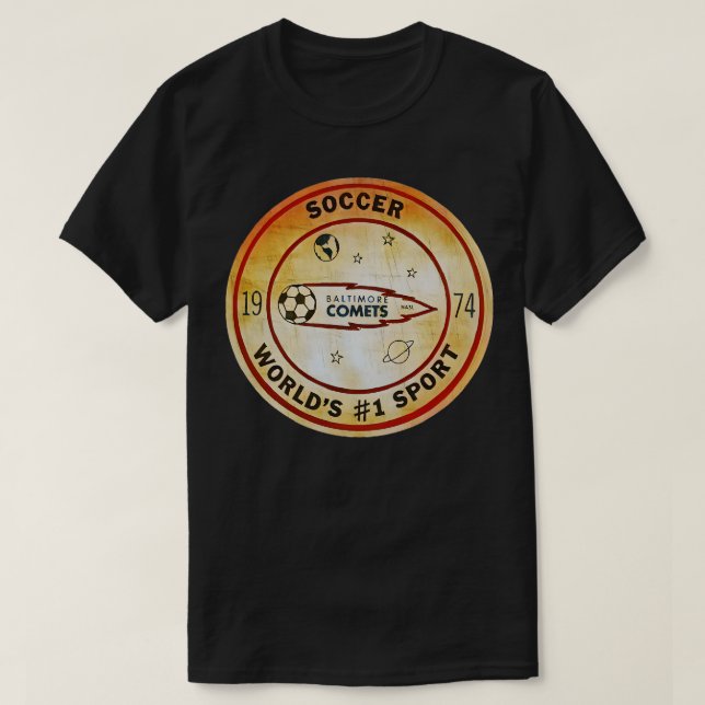Camiseta Baltimore Comets Soccer (Frente do Design)