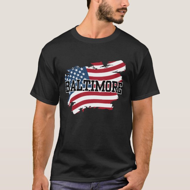Camiseta Baltimore EUA (Frente)