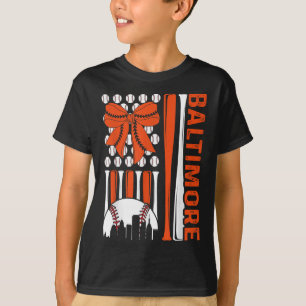 Camiseta Baltimore Lovers City Idea Cute Coquette Americano