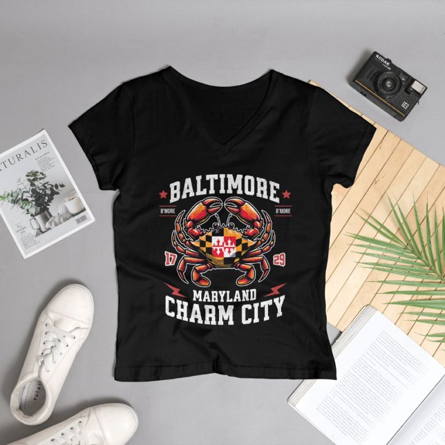 Camiseta Baltimore Maryland Charm City in (Criador carregado)