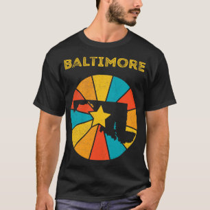 Camiseta Baltimore Maryland Vintage angustiou Souvenir 1
