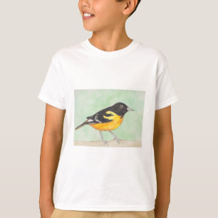 Camiseta Baltimore Oriole aquarela pintada