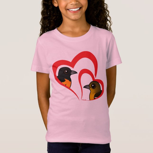 Camiseta Baltimore Oriole Love (Frente)