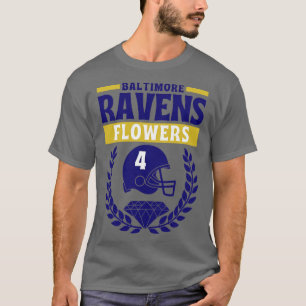 Camiseta Baltimore Ravens Flores 4 Americanos