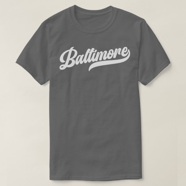 Camiseta Baltimore Retro Baltimore Ravens (Frente do Design)