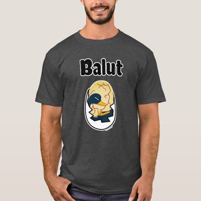 Camiseta Balut ovopato embrião proteína de ovo filipino (Frente)