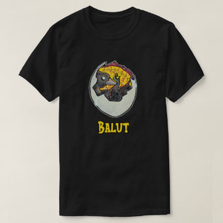 Camiseta Balut Pinoy. Balut, Puti.