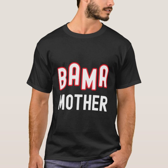 Camiseta Bama Mãe Alabama Família Esportiva Sul (Frente)