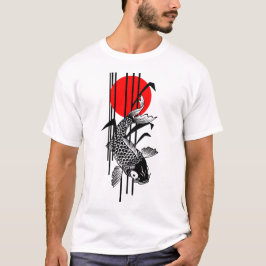 Camiseta Bamboo Design - Nishikigoi - Koi Fish 1 T-Shirt