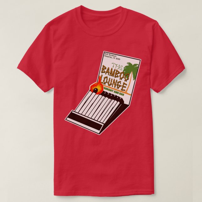 Camiseta Bamboo Lounge Matchbook (Frente do Design)