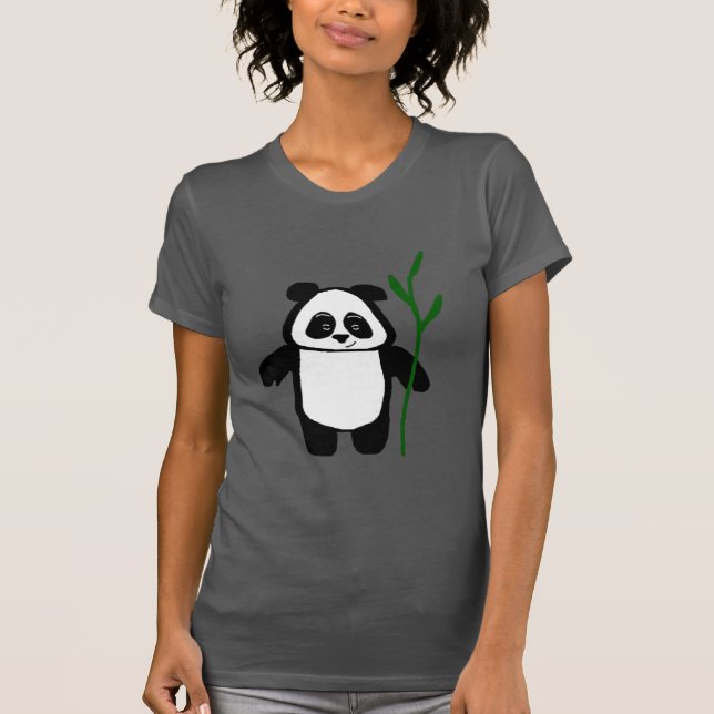 Camiseta Bambu, a Canvas de Panda Bella Tshirt (Frente)