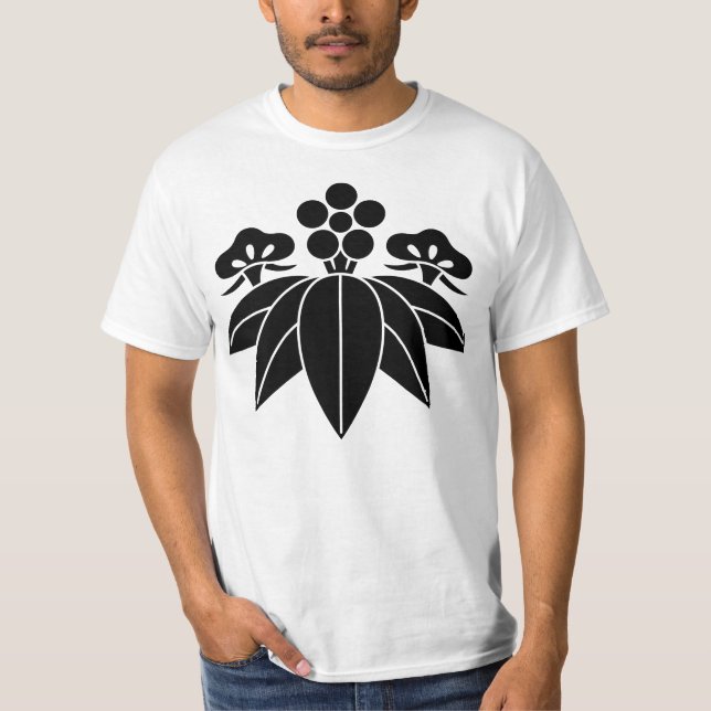 Camiseta Bambu-pinheiro estilo Gentian (Frente)