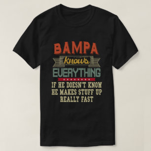 Camiseta Bampa Sabe Tudo O Que O Avô Engraçado Dará