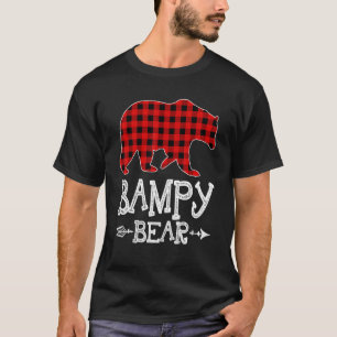 Camiseta Bampão Urso Natal Pajama Xadrez Vermelha Buffalo F