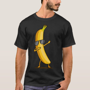 Camiseta Banana Amarela Dabbing - Fruta dançante dab