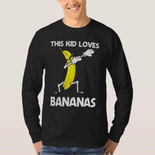 Camiseta Banana Art For Kids Boys Berry Fruta Smoothie
