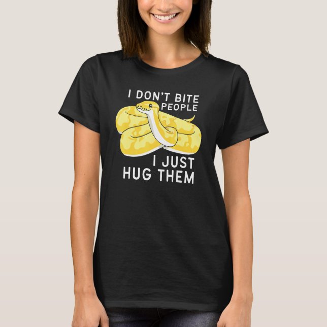 Camiseta Banana Ball Phyton I Don't Bite People I Just Hug  (Frente)