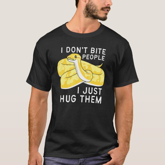 Camiseta Banana Ball Phyton I Don't Bite People I Just Hug  (Frente)