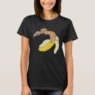 Camiseta Banana Ball Python Cobra Réptil Herpetólogo Oph