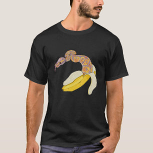 Camiseta Banana Ball Python Cobra Réptil Herpetólogo Oph