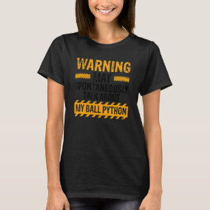 Camiseta Banana Ball Python e Designs de répteis de macarrã