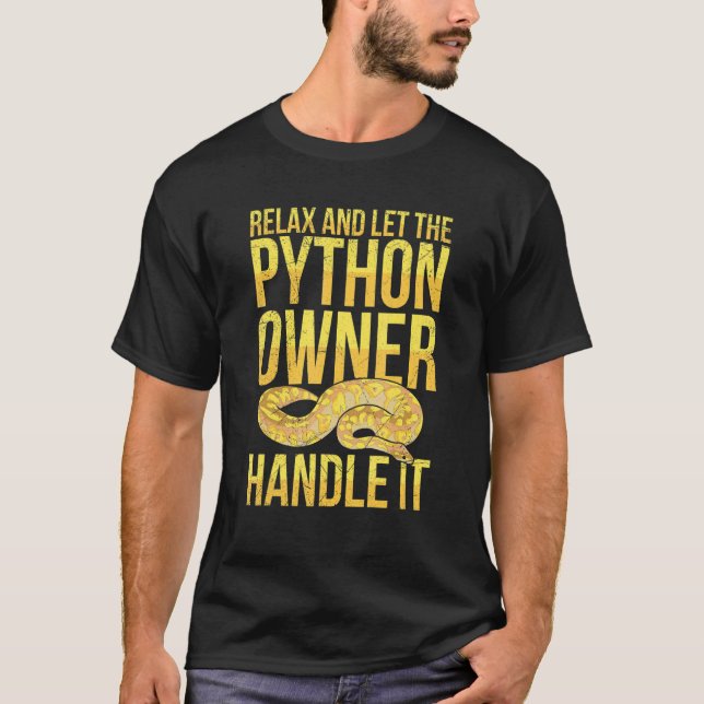 Camiseta Banana Ball Python for a Banana ball python breede (Frente)