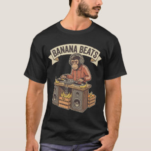Camiseta Banana Beats DJ Macaco Cartoon