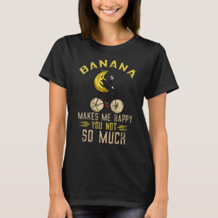Camiseta Banana Bike Me Faz Feliz Vegetariano Fruto De Verã