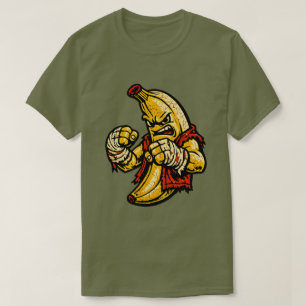 Camiseta Banana Brawler — Vintage Retro Street Fighter 