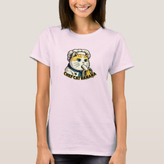Camiseta Banana Buffet Chef Cat - Culinária