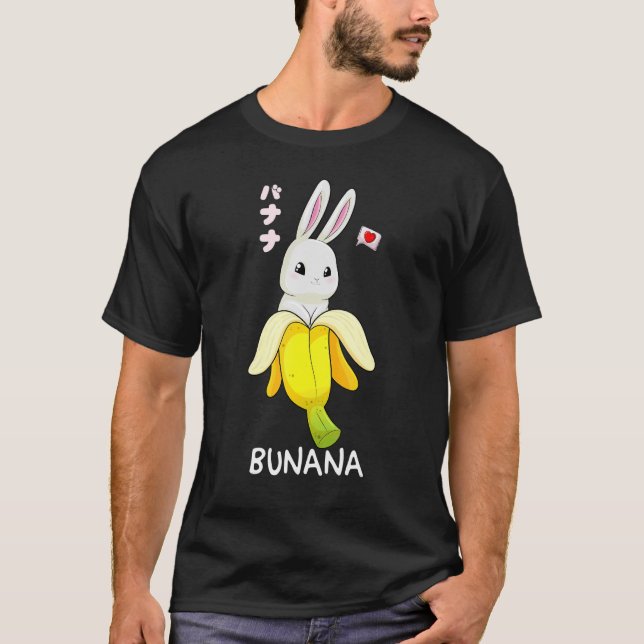 Camiseta Banana Bunny Rabbit Pun Bunana Fruta (Frente)