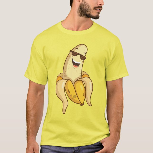 Camiseta Banana Costume Dia de as Bruxas engraçado (Frente)
