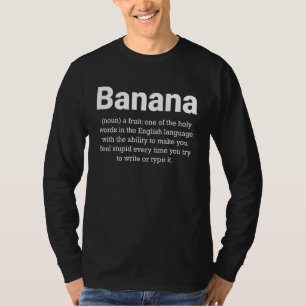 Camiseta Banana de Definição de Mens Banana