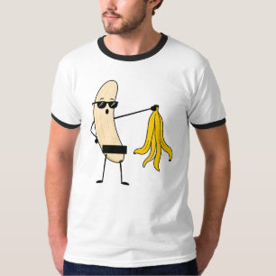 Camiseta Banana Descasada – Striptease de Banana Engraçado