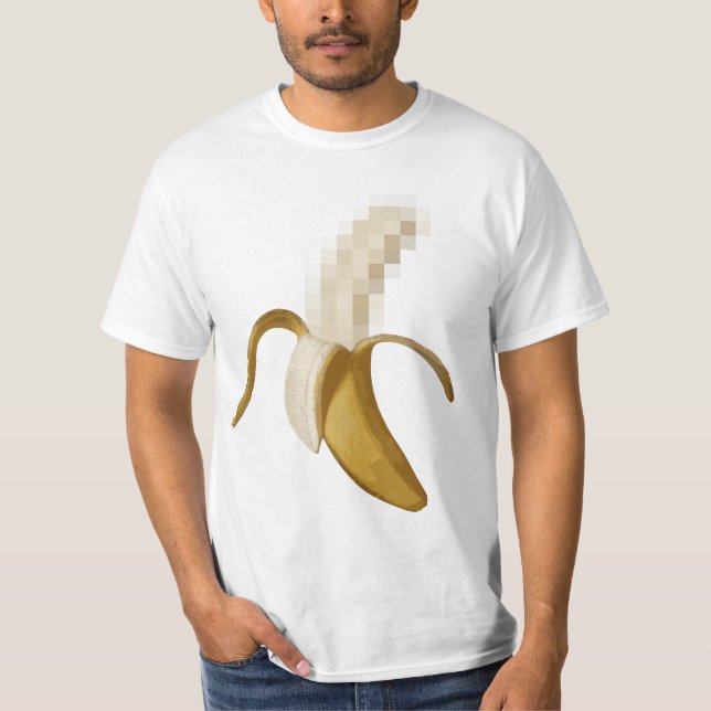 Camiseta Banana descascada suja (Frente)