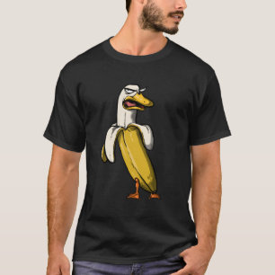 Camiseta Banana Duck Engraçado