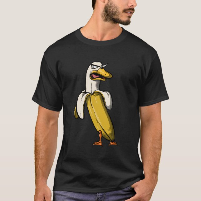 Camiseta Banana Duck Engraçado (Frente)