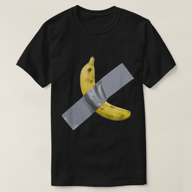 Camiseta Banana Duct Tape Meme Art Design (Frente do Design)
