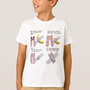 Camiseta Banana Duct-Taps para murar arte divertida