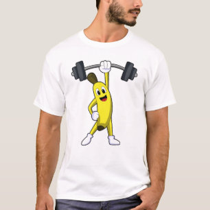 Camiseta Banana em Fortalecimento com Barbell