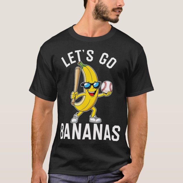 Camiseta Banana Engraçada De Bananas De vamos (Frente)